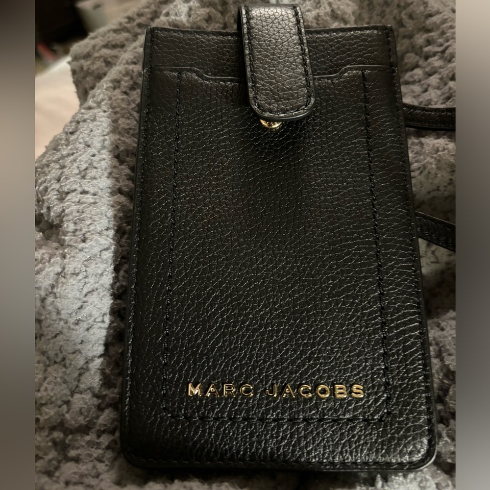 Marc Jacobs Black Leather Crossbody Bag
